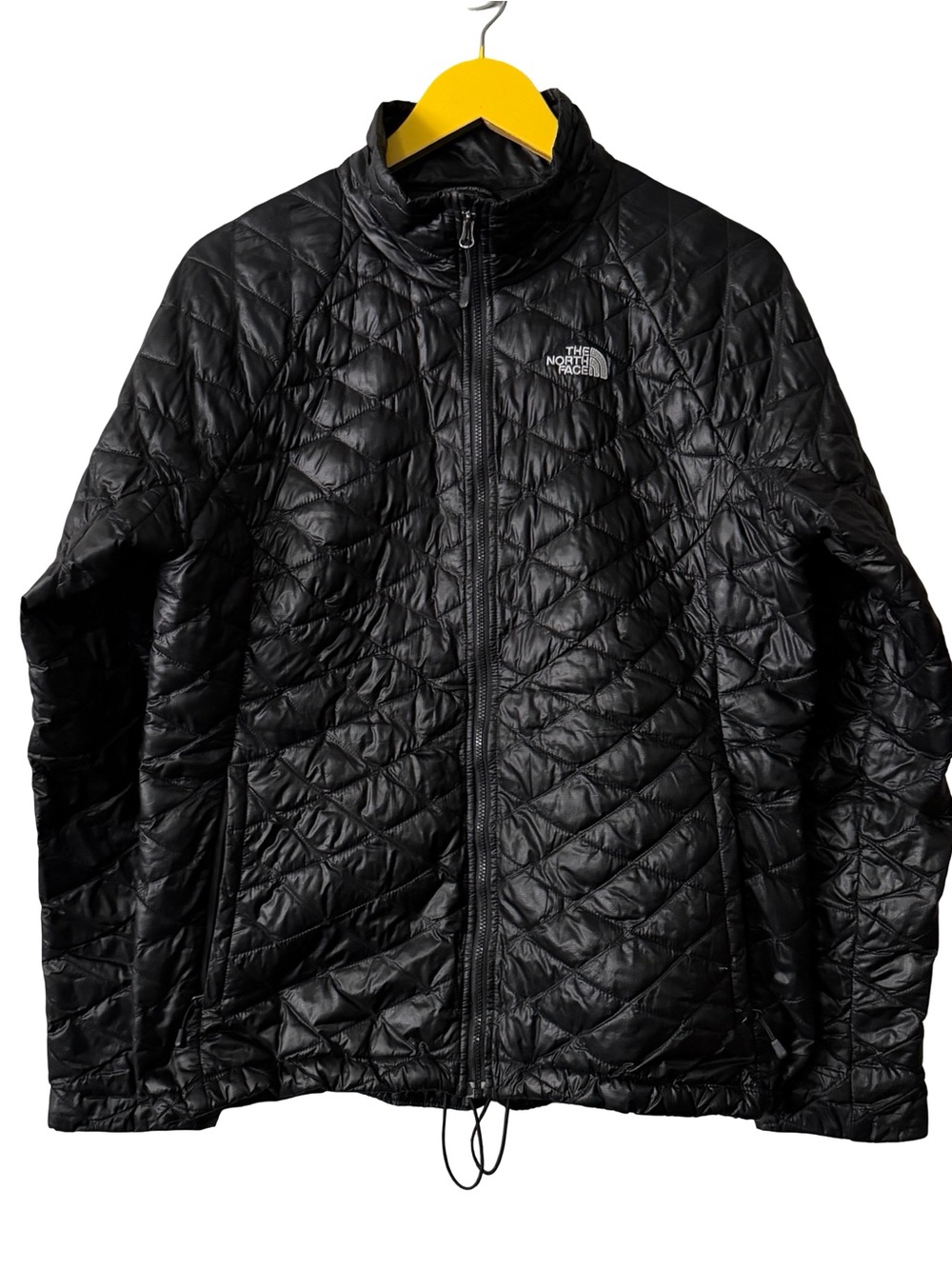 The North Face black quilted puffer large women’s